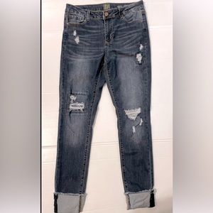 True Craft Women’s Skinny Jeans cuffed ankle women s size 9 EUC